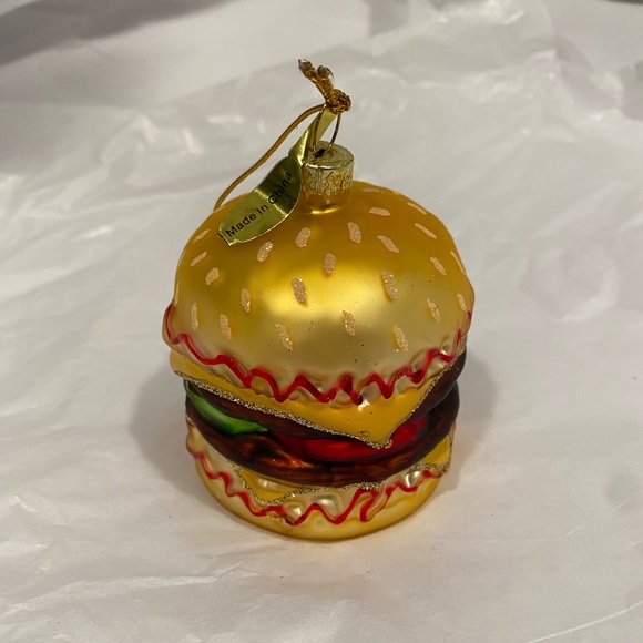 CODY &FOSTER NWT Double Cheeseburger Ornament - Picture 2 of 5